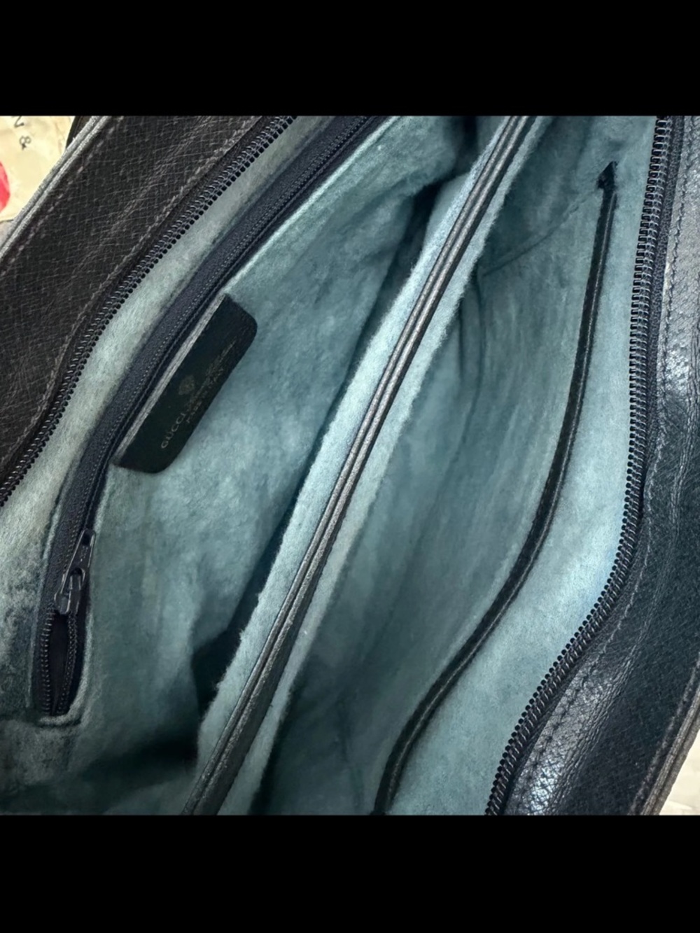 Gucci Vintage Navy Shoulder Bag - Picture 4 of 8